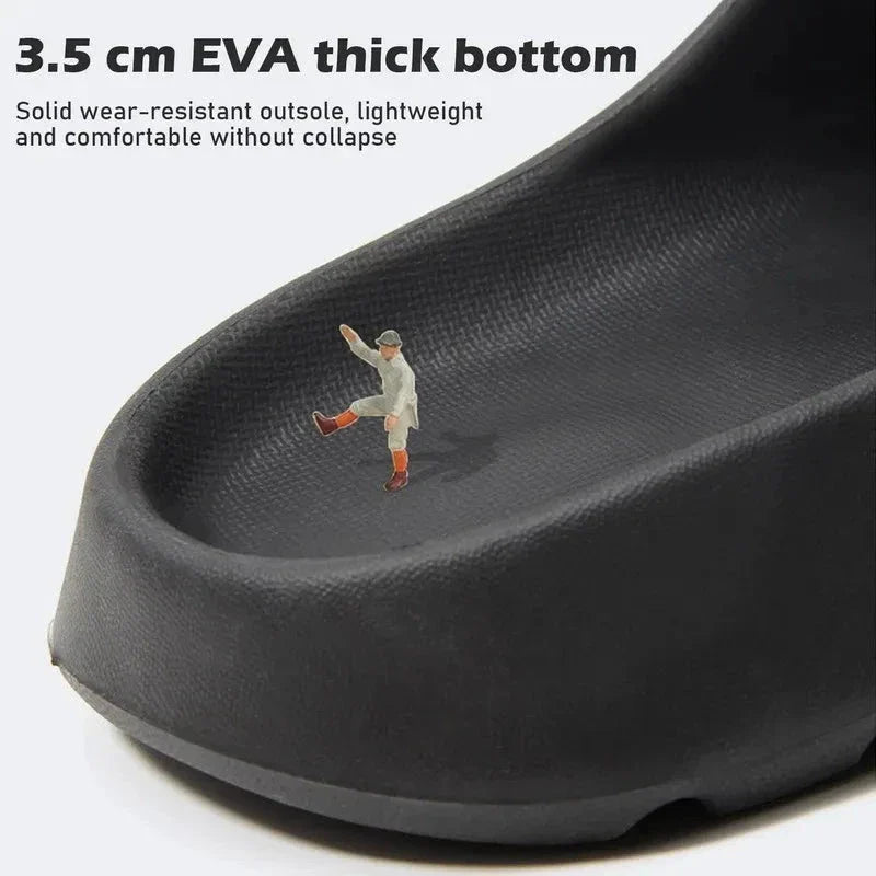 Coconut Slippers Cloud Thick-soled Sandals Summer Fashion Soft Bottom Beach Men Slippers Women's Sandals  EVA Slides