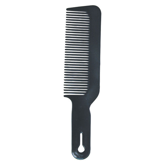 Scalpmaster 8-1/2" Flat Top Clipper Comb - Black