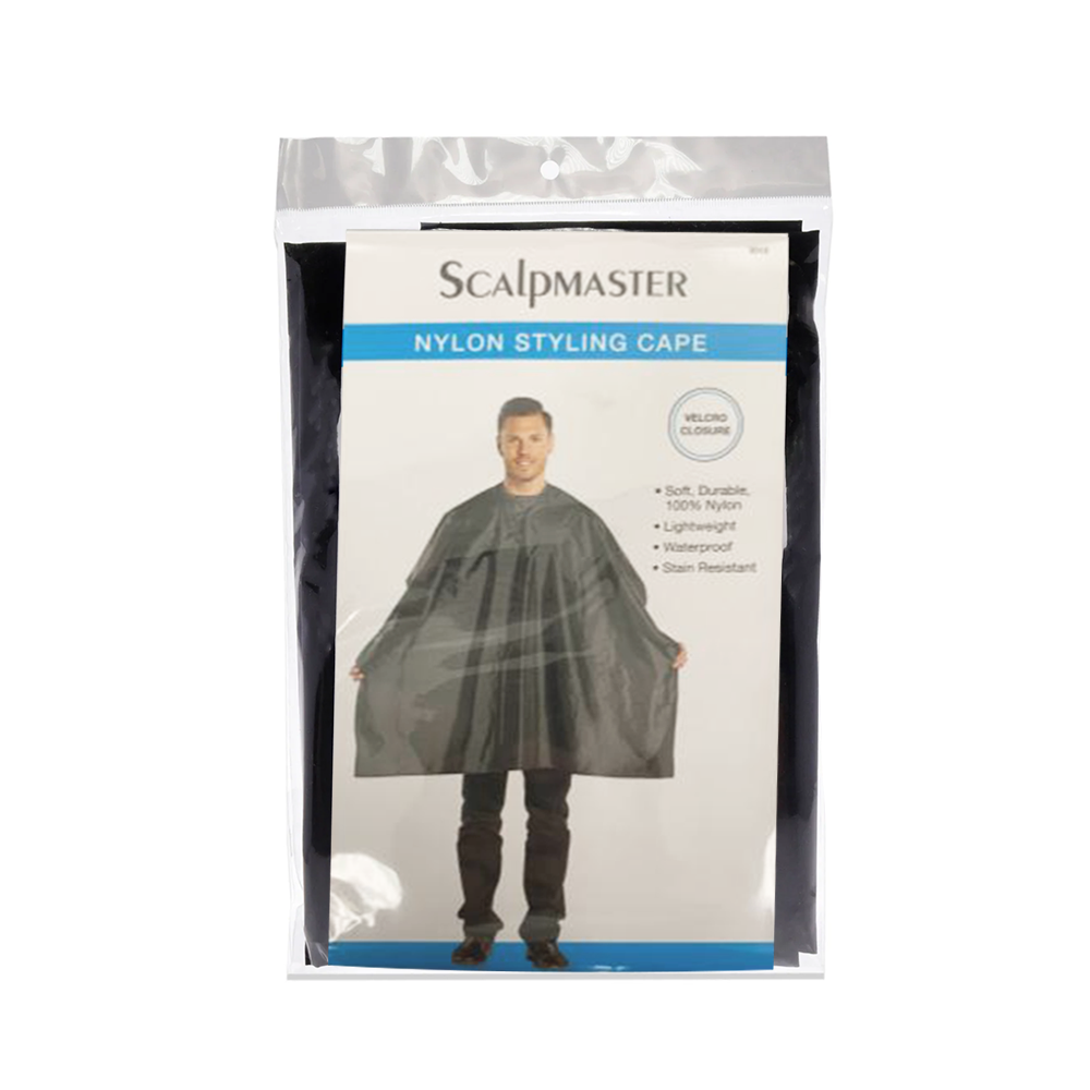 Scalpmaster Nylon Styling Cape Velcro Closure