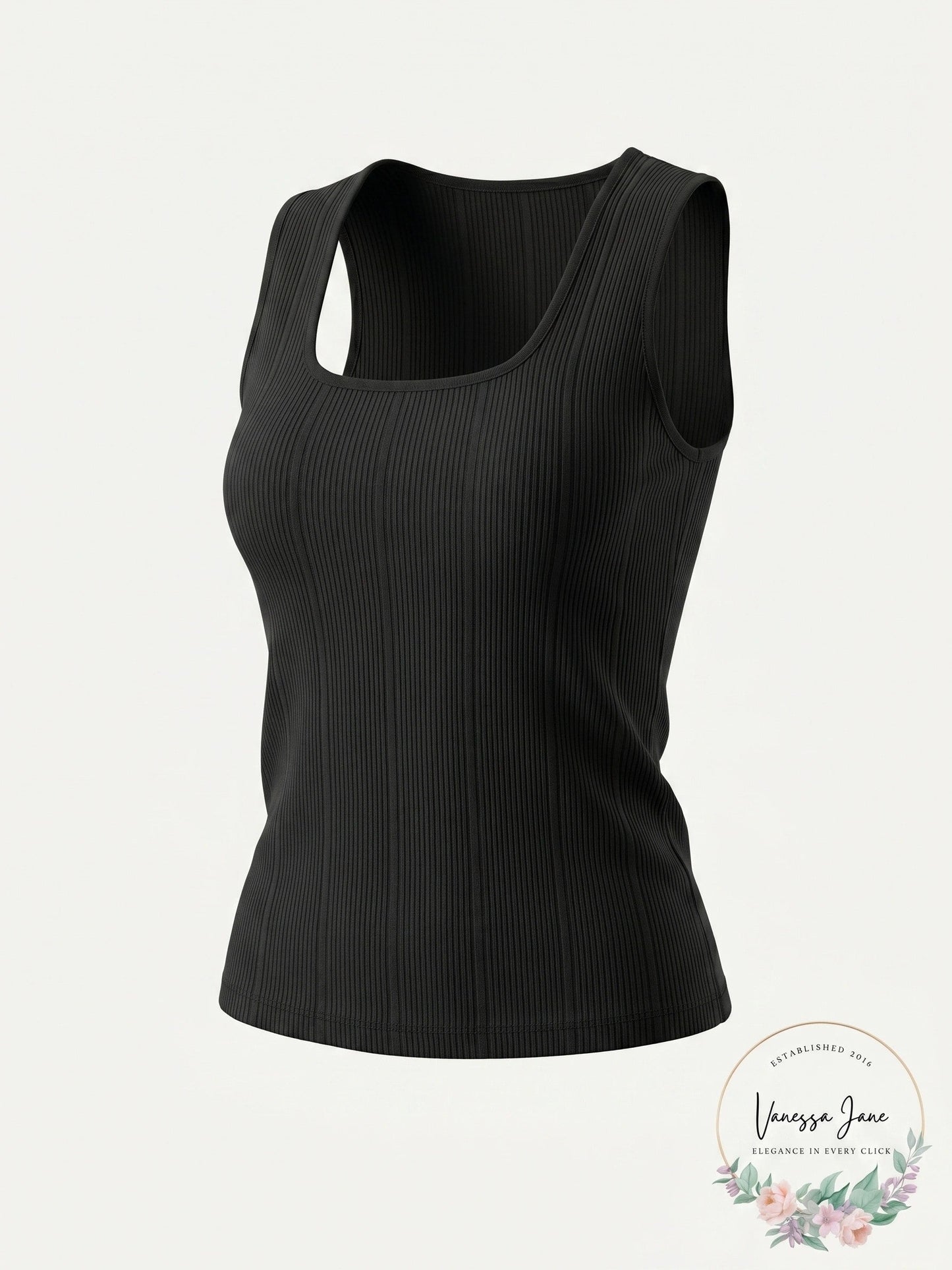 Theory Jacquard Square-Neck Tank Top
