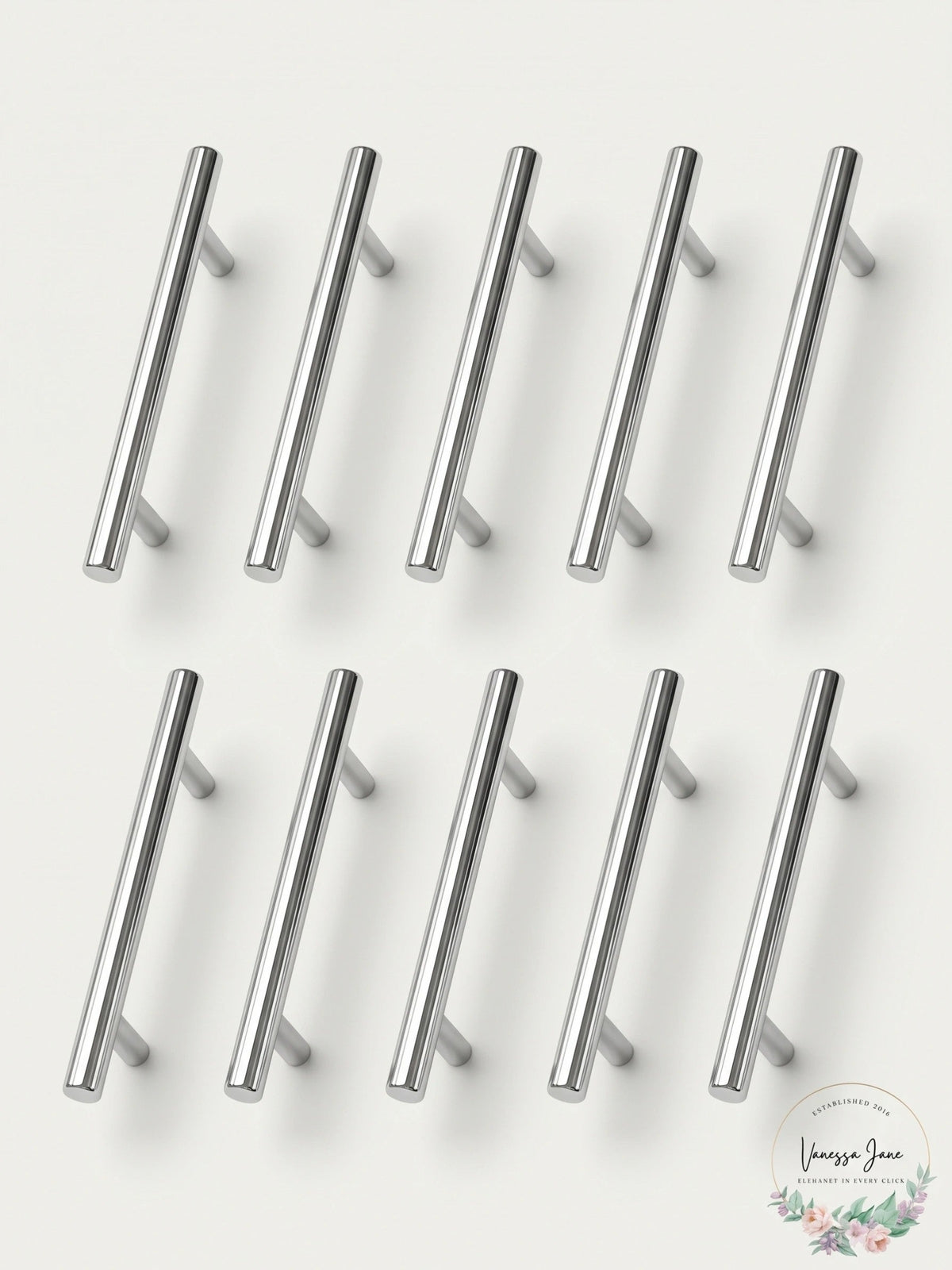 Build Essentials 5 Inch Center to Center Bar Cabinet Pull - 10 Pack
