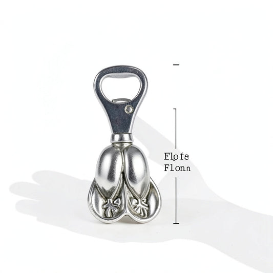 Thirstystone Bottle Opener, Flip Flops, Silver