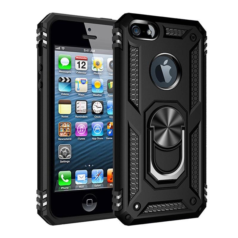 Cases With Ring for iPhone Slim Silicone Hard Cover Shock Absorption Lightweight Thin Case For iPhone 13 Pro Max 12 11 Case Magnet Ring Cover For iPhone Silicone Cover