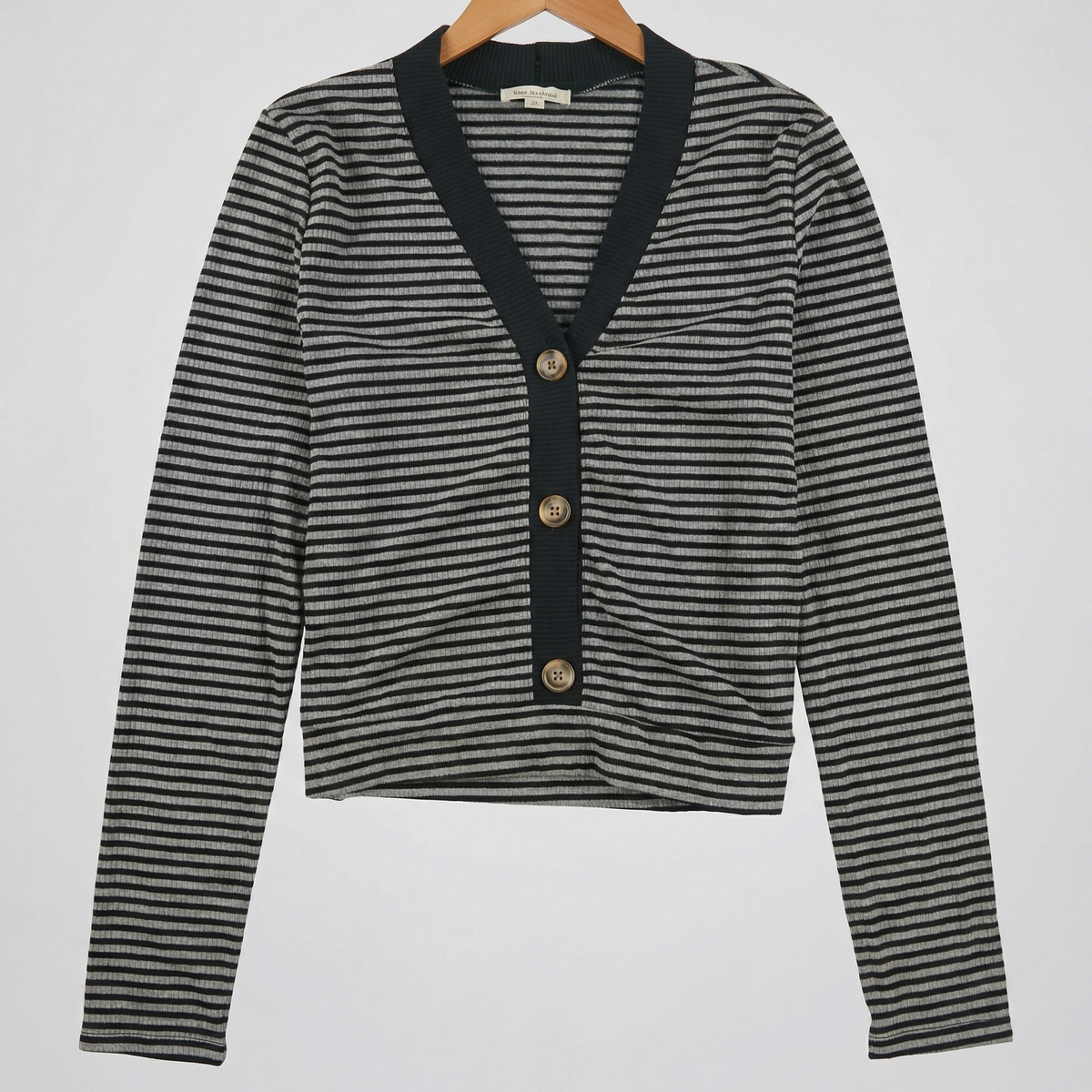 Ultra Flirt Juniors Striped Pullover Blouse, Size XL