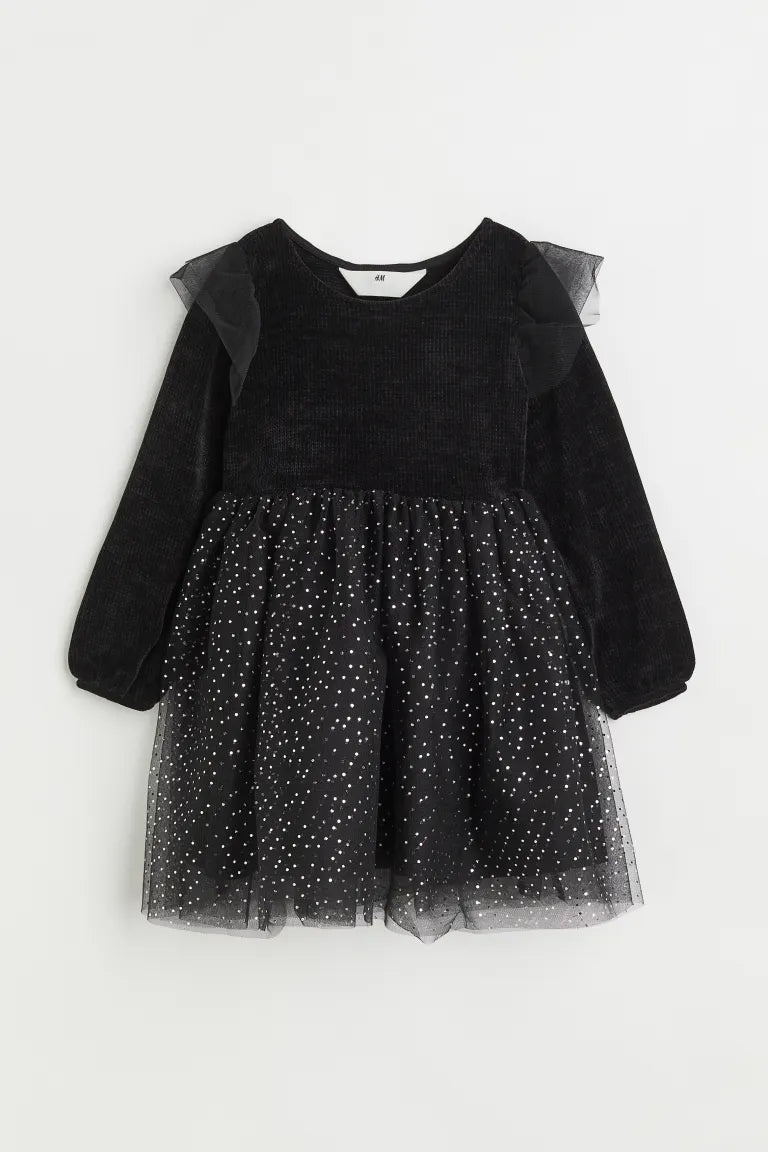 H&M Chenille and Tulle Dress, Size 7–8