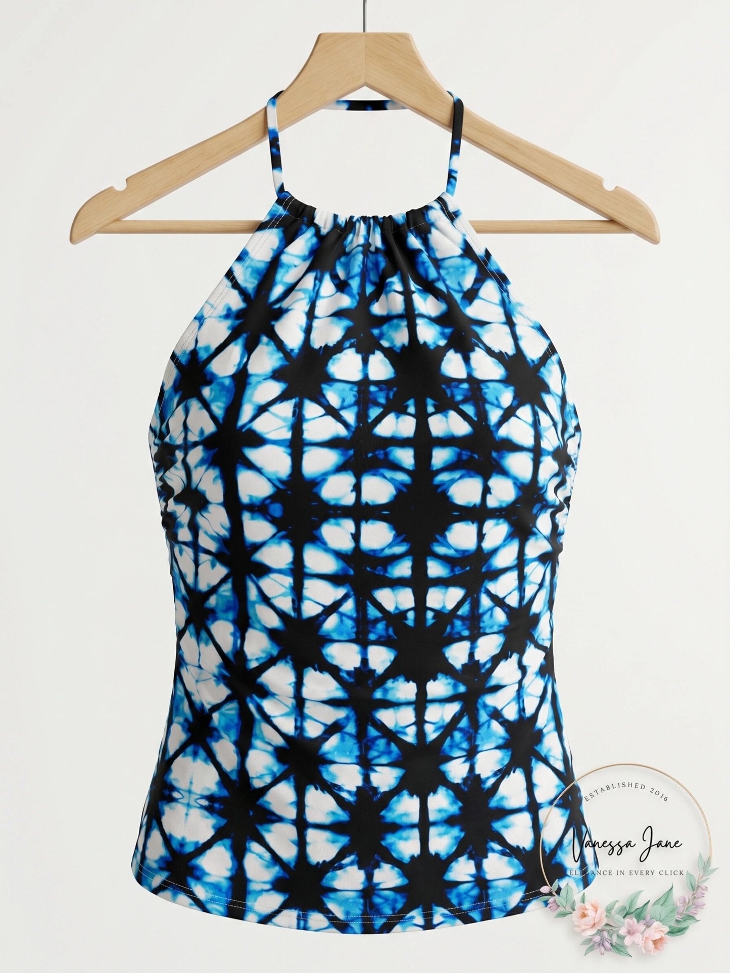 Tommy Hilfiger Womens Printed Tankini Top