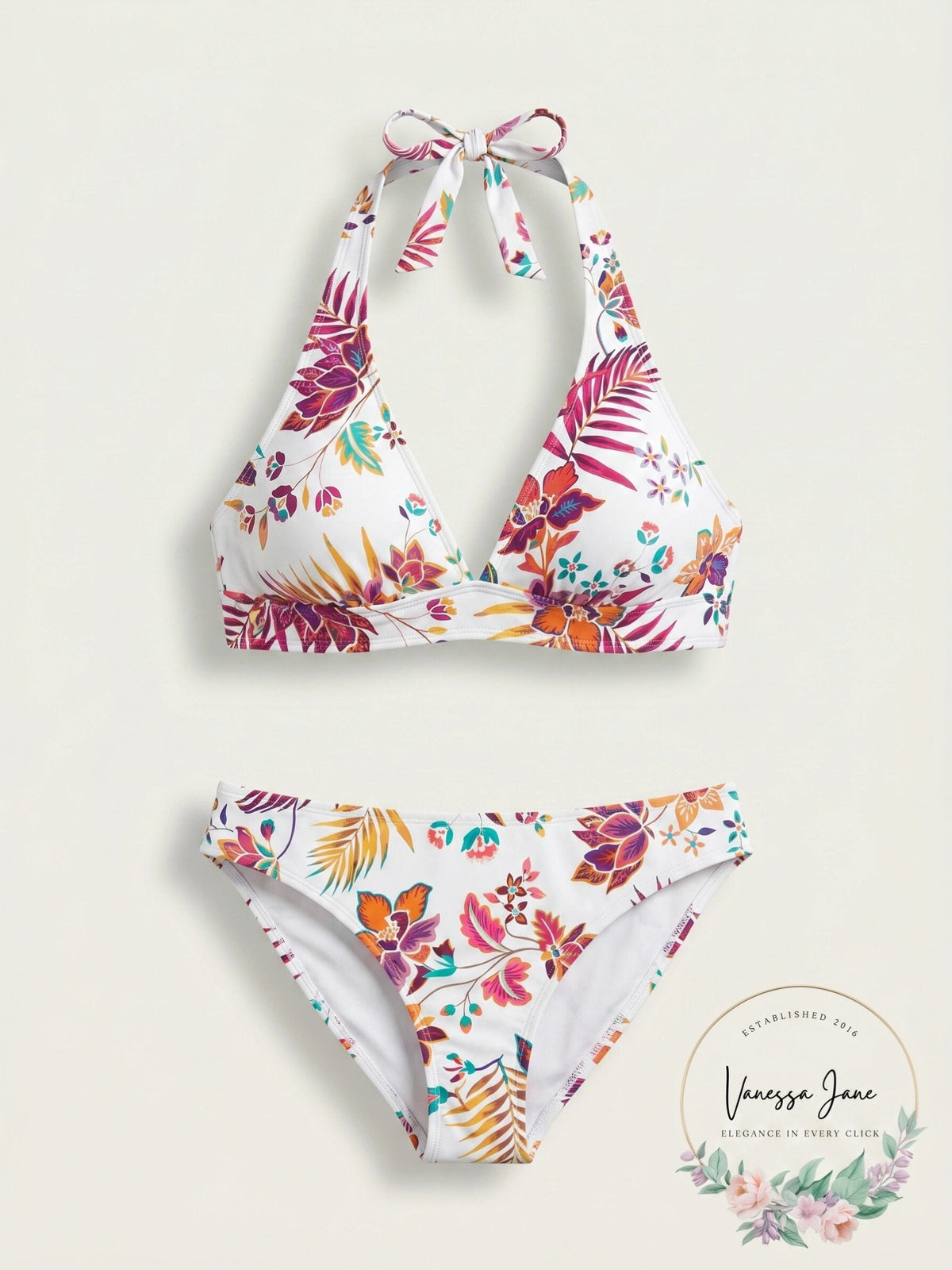 Lauren Ralph Lauren Jacobean Floral Hipster Bikini Swim Bottom