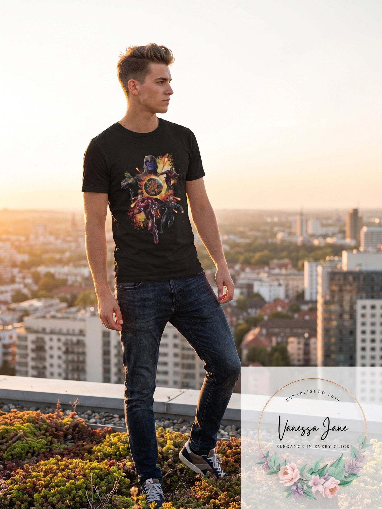 Avengers Mens Graphic T-Shirt