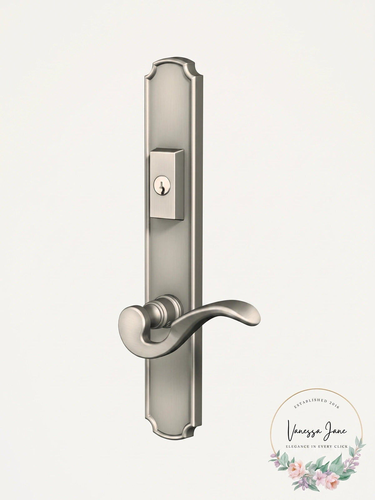Baldwin MP002.ACT5 Bismark Keyed Entry Multi Point Trim Lever Set