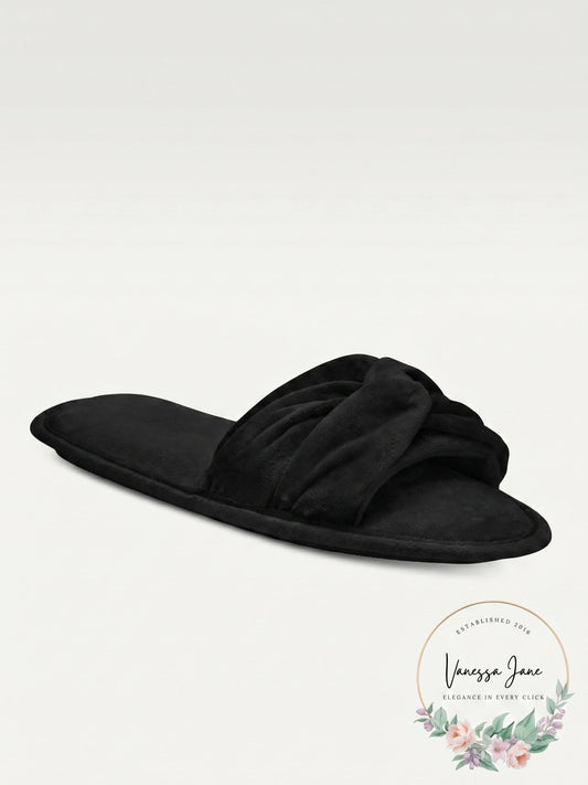 Charter Club Twisted Open-Toe Slippers
