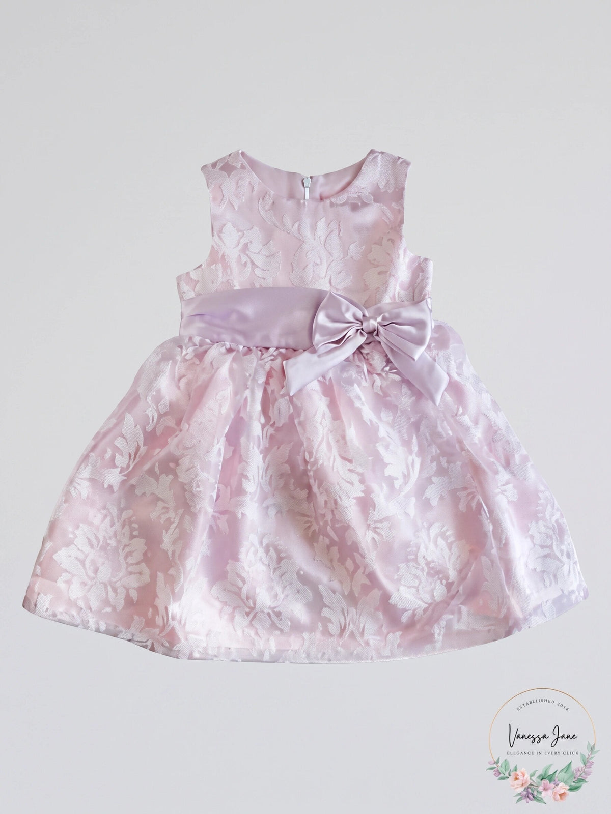 Good Lad Toddler Girls Burnout Gauze Satin Dress, Size 4T
