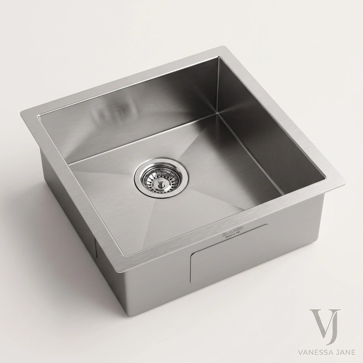 Blanco 518168 17X17 Quatrus R0 Bar Bowl Stainless Steel Sink