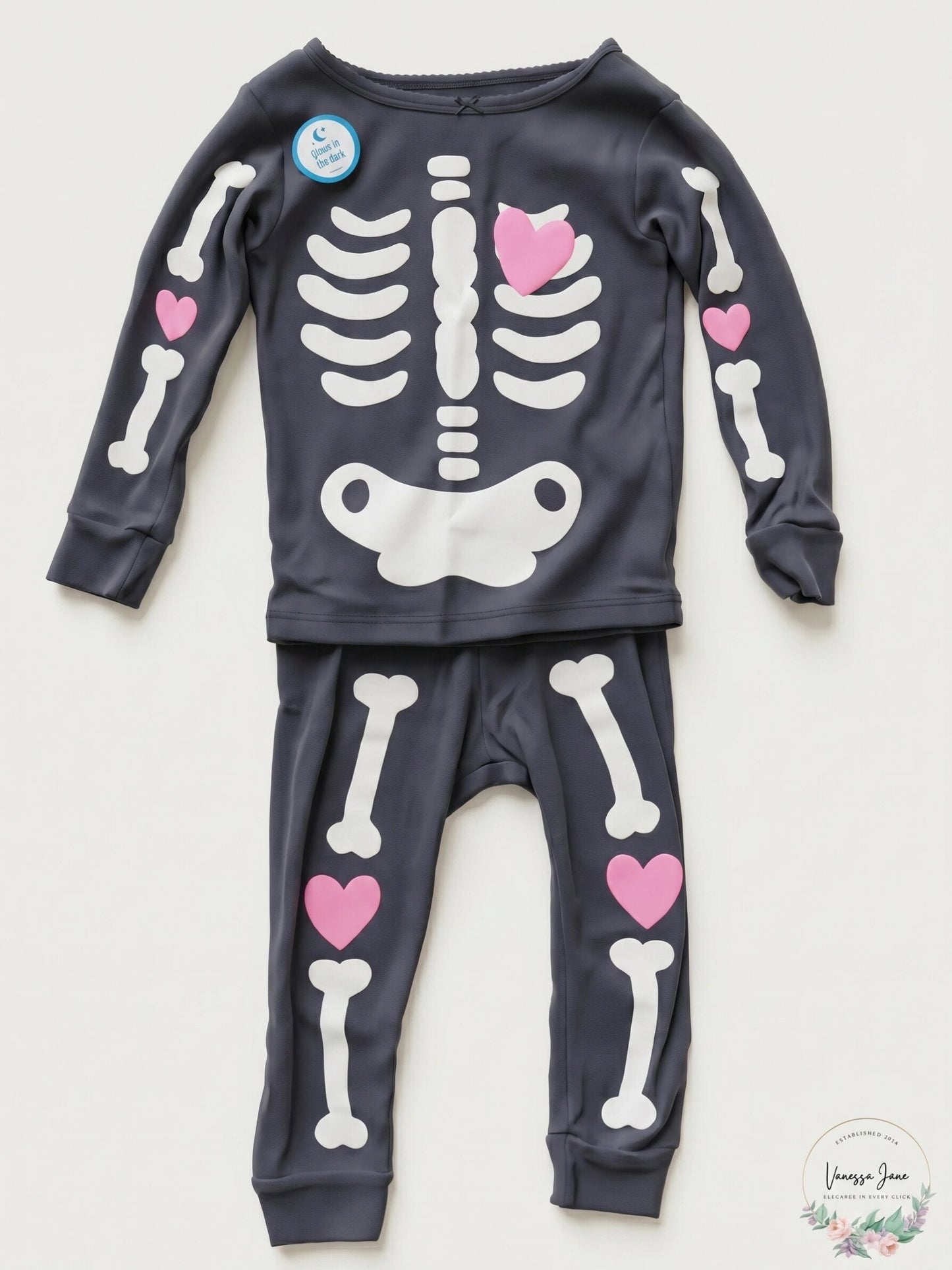 Carters Girls Sleep Bottoms Print Pajama Set, Size 24 Months