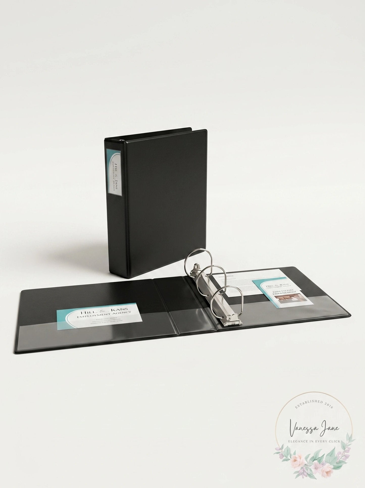 2-Pack Avery Durable Ring Binder with Two Booster EZD Rings, 11 x 8.5