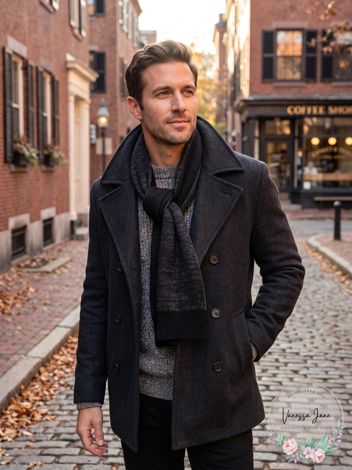 Alfani Mens Space-Dyed Scarf