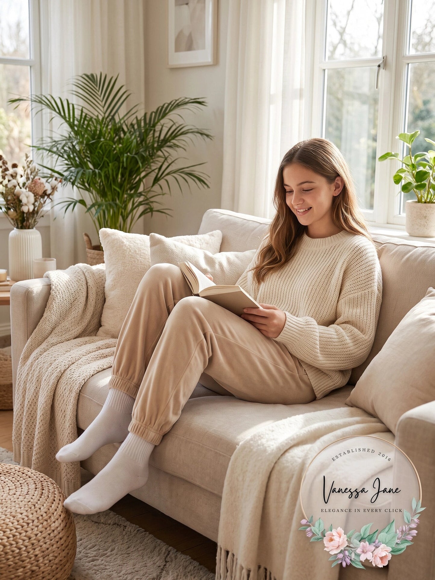 Ideology Girl's Side-Taped Velour Sweatpants