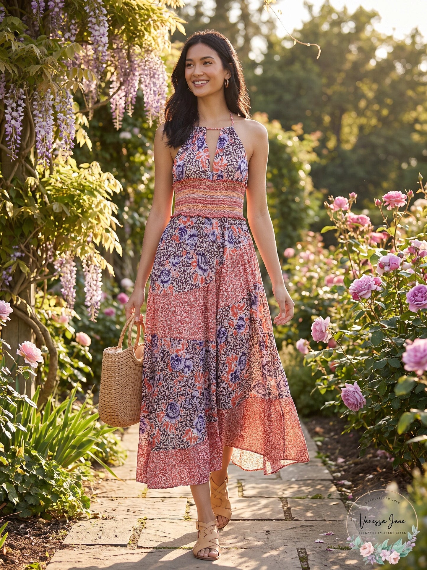 Free People Terracotta Gabriella Slip Dress