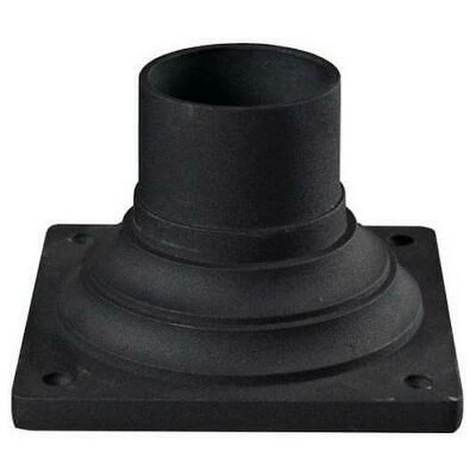 Z-lite Pier Mounts Outdoor Pier Mount 6x6x4 Black