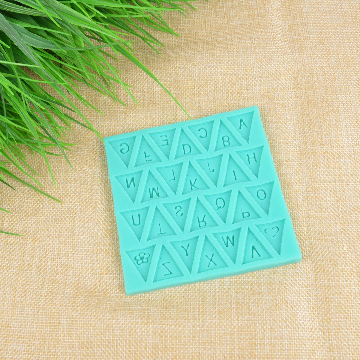Letters Mold Triangle Alphabet Silicone Baking Mould Cupcake Decorating Tool Fondant Candy Chocolate Gumpaste Nonstick Letters Mold Triangle Alphabet Silicone Baking Mould Cupcake Decorating Tool