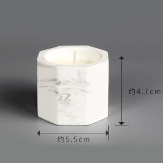 Marbled Plaster Scented Soy Candles Candlestick Aromatherapy For Party Gifts Marbled Plaster Scented Soy Candles Candlestick Aromatherapy Stress Relief Candles For Birthday Wedding Decoration Christmas Handmade