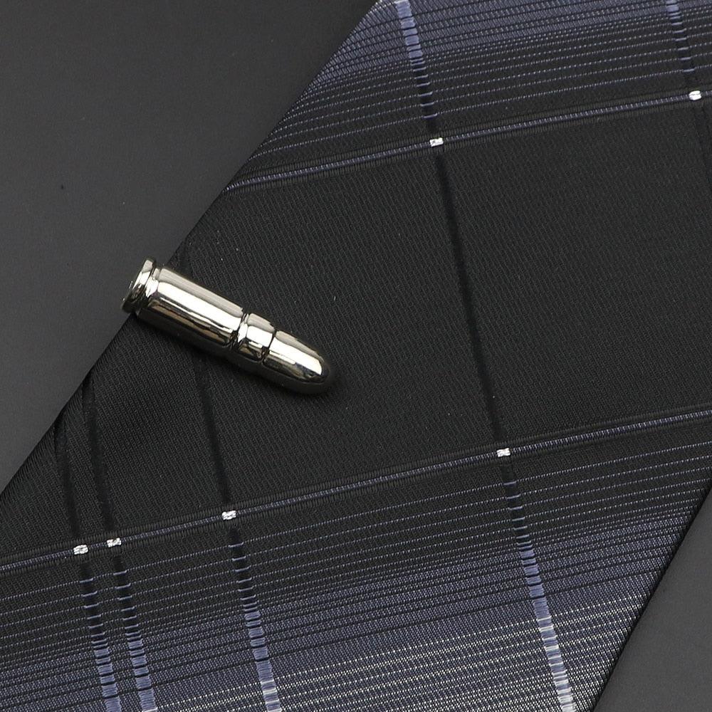 Men's Metal Tie Clip Vintage Unique Shape Bright Stainless Steel Necktie Clasp Gentleman's Party Luxury Tie Bars Clips Wedding Luxury Design Accessories For Men