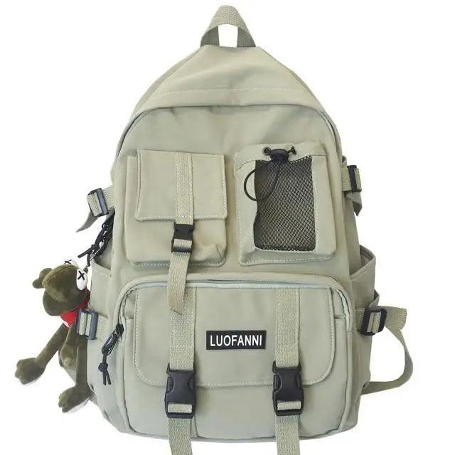 New Trendy Nylon Backpack For Women, Girls And Boy Stylish Travel Mesh, Student College School Bag, Cool Laptop Backpack For Women And Men