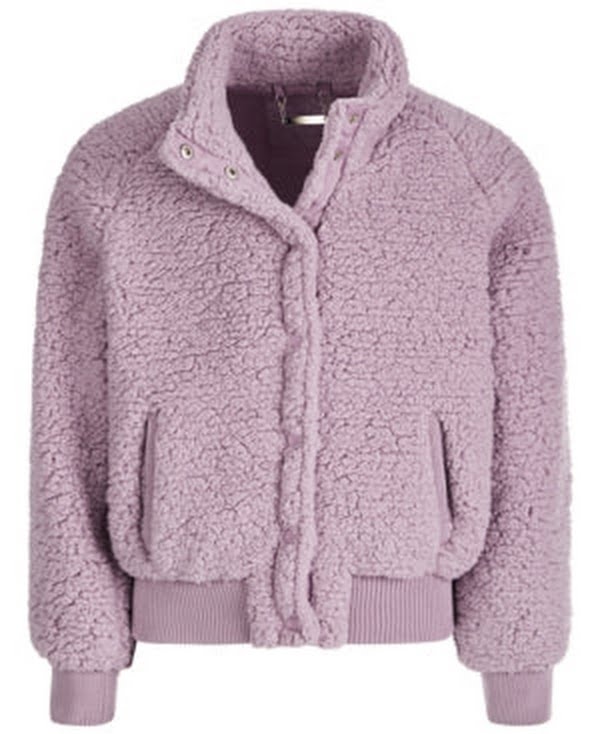 Jou Jou Big Girls Fleece Snap Jacket, Size 16-XL