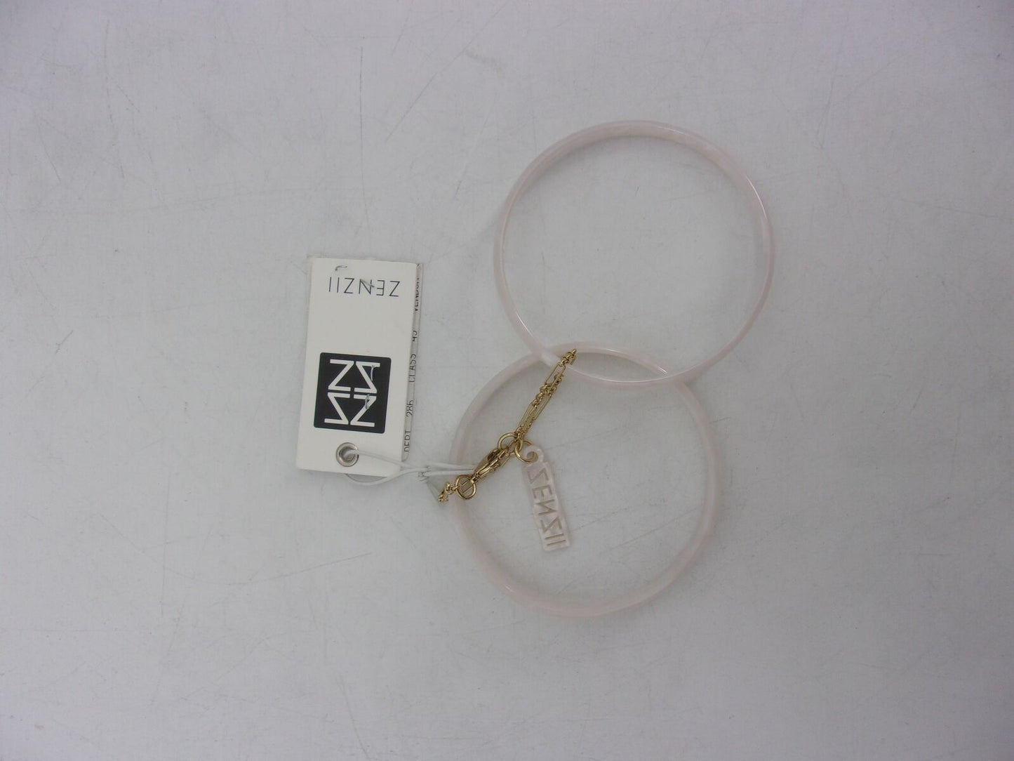 Zenzii Gold-Tone/Acetate 2-Pc. Set Bangle Bracelets