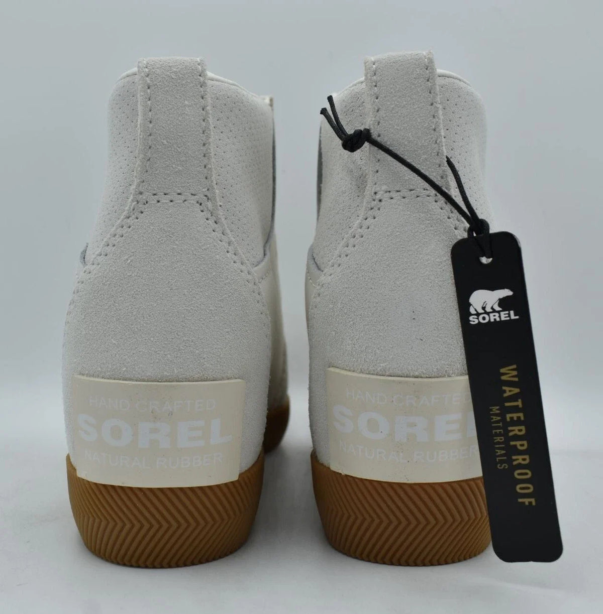 SOREL Out N About Pull-on Wedge Womens Shoes Sea Salt/Gum 2 : 8.5