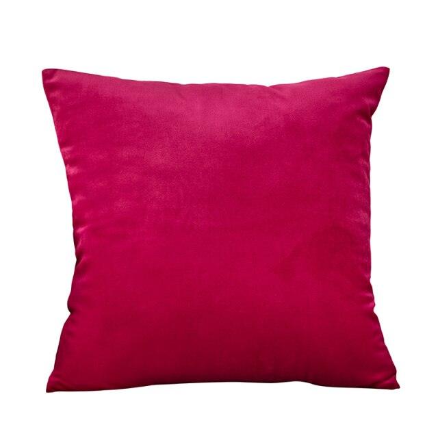 Super Soft Cushion Cover Velvet Pillow Cover Living Room Velvet Decorative Throw Pillow Covers Soft Solid Square Cushion Case For Couch Home Decorative Pillows