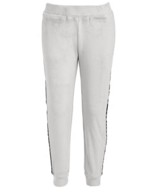 Ideology Girl's Side-Taped Velour Sweatpants