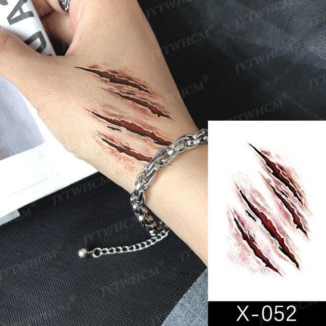 Women's Different Stickers Tattoo Temporary Waterproof Neck Arm Leg Tattoo Colorful Design